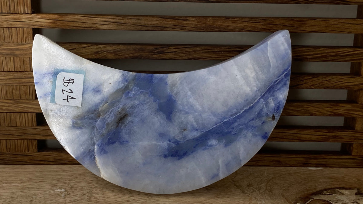 Afghanite Crescent Moon
