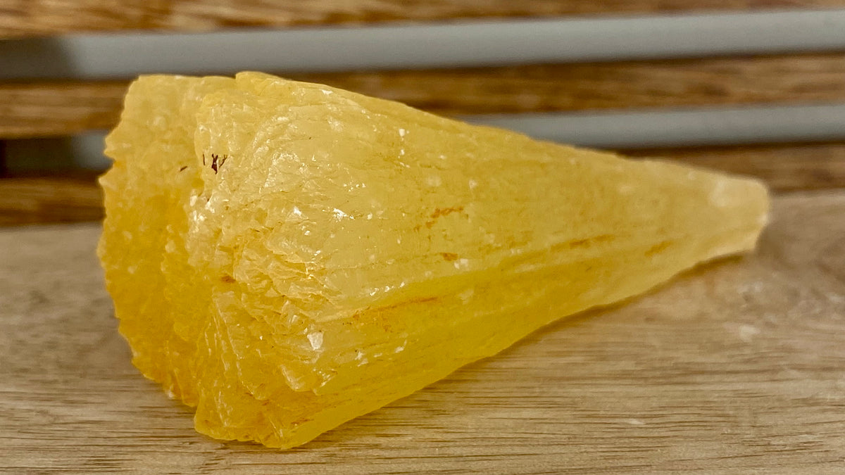 Orange Calcite - Scalenohedral Growth
