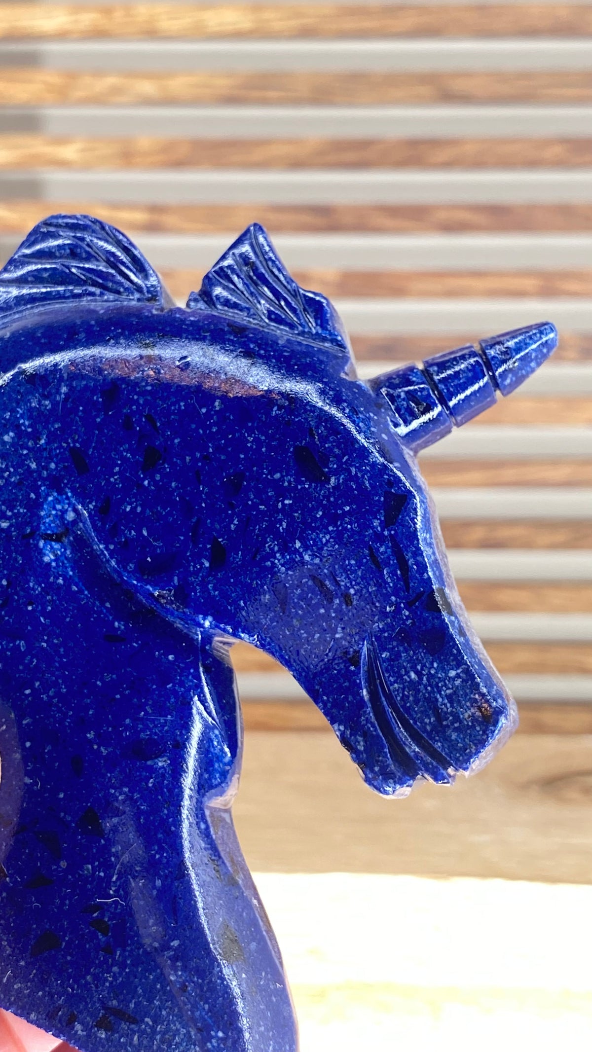Dumortierite Unicorn Head