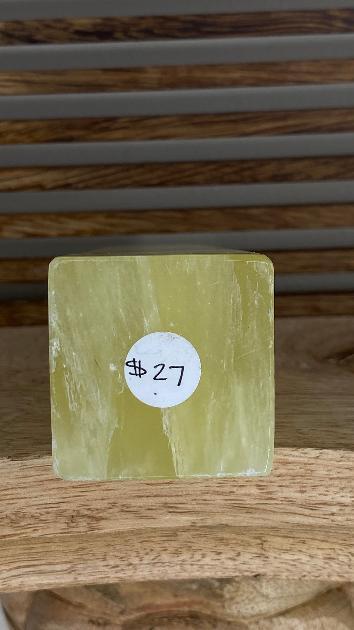 Lemon Calcite Obelisk