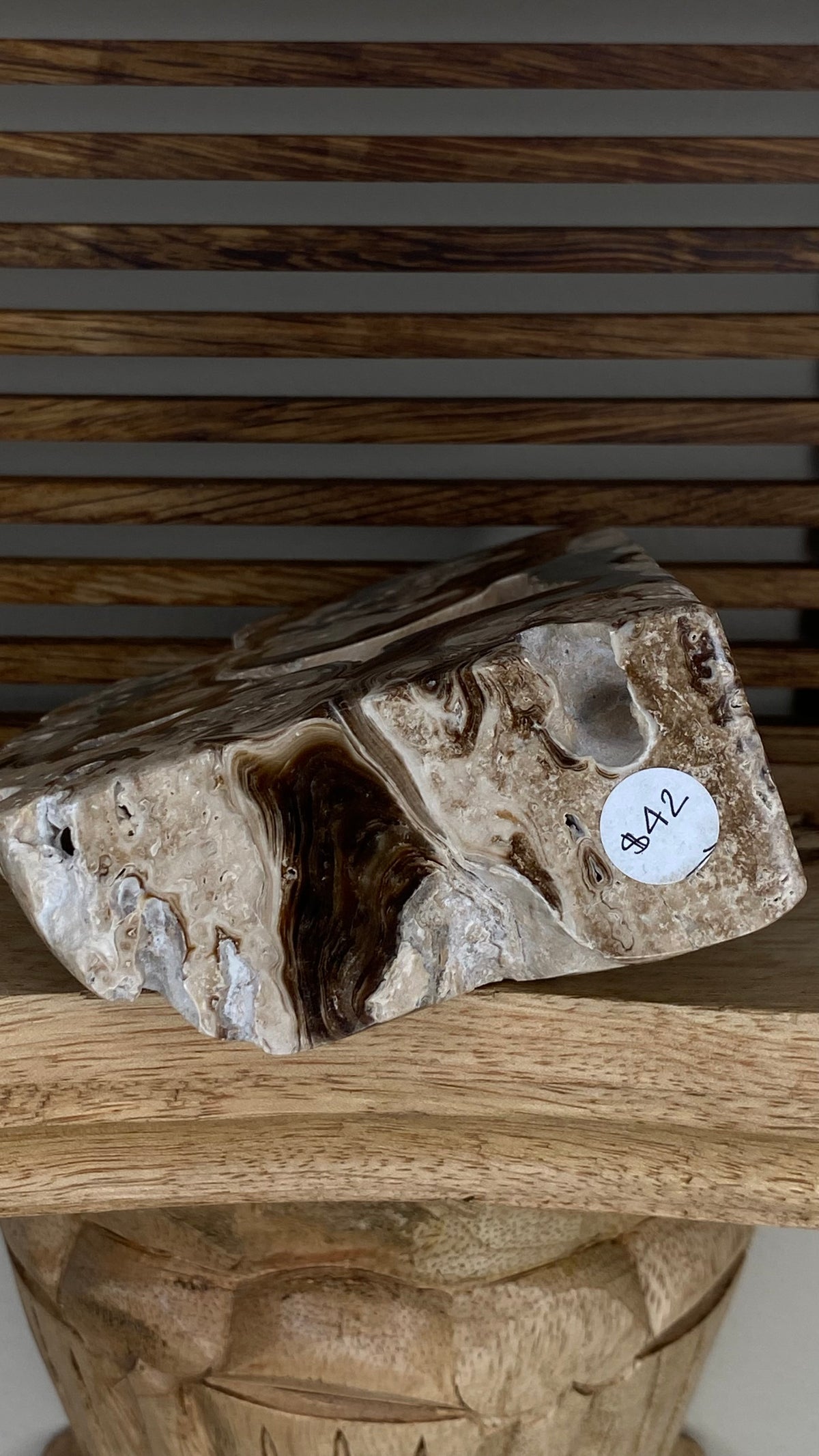 Chocolate Calcite Freeform