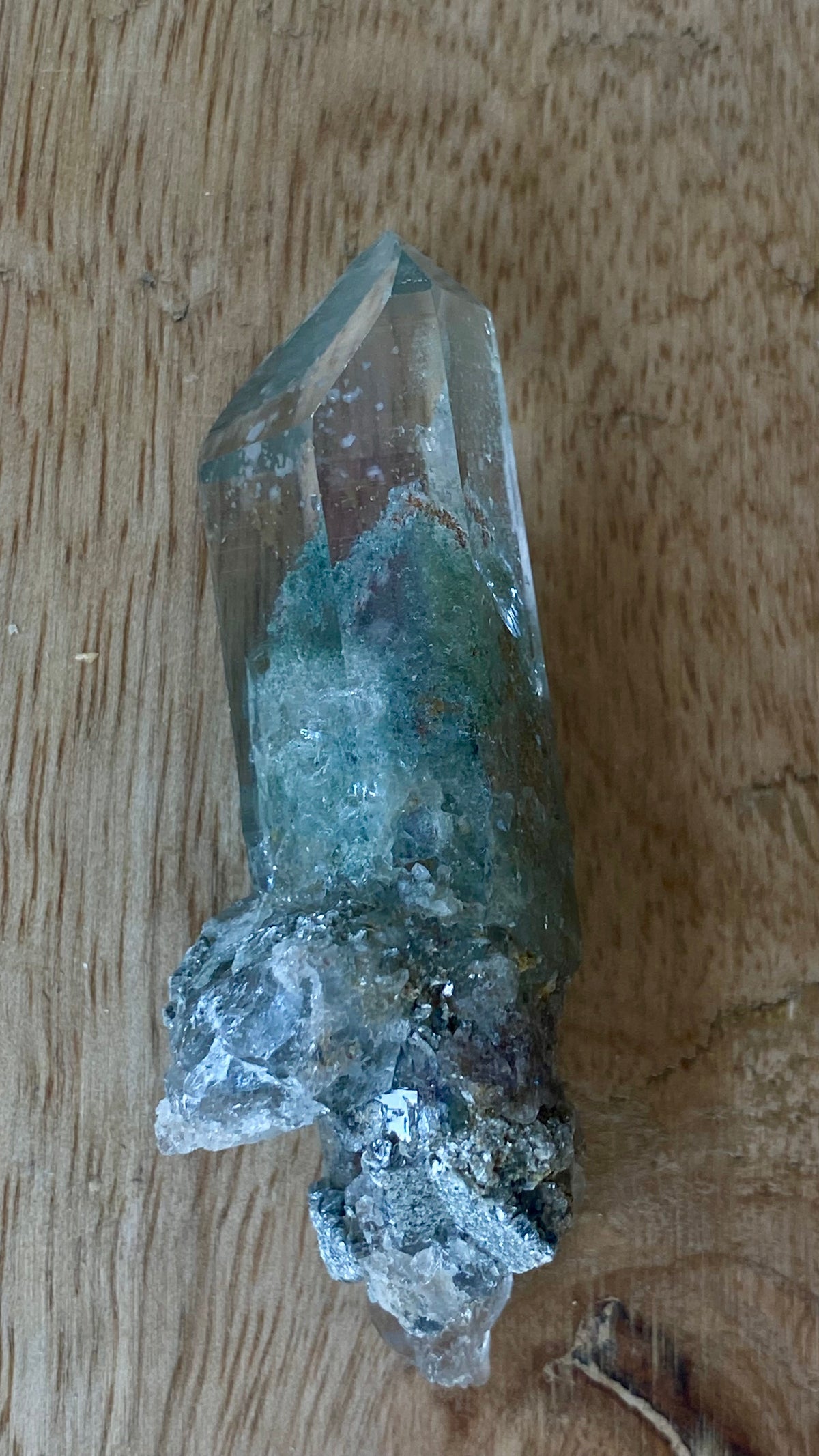 Pakistan Chlorite Phantom Quartz — Natural Green Chlorite Inclusions