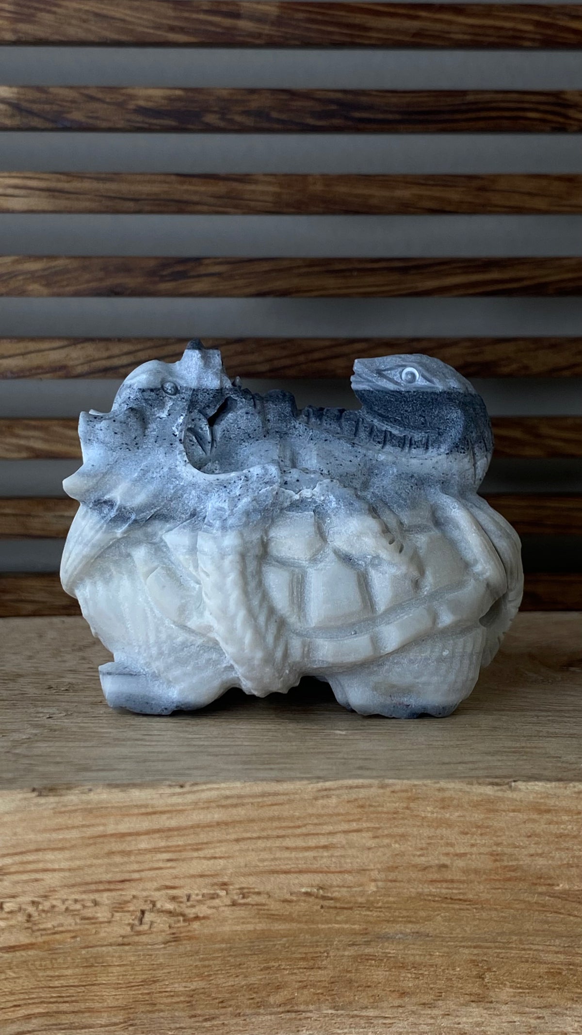 Taiji Jade Dragon Turtle w/Snake