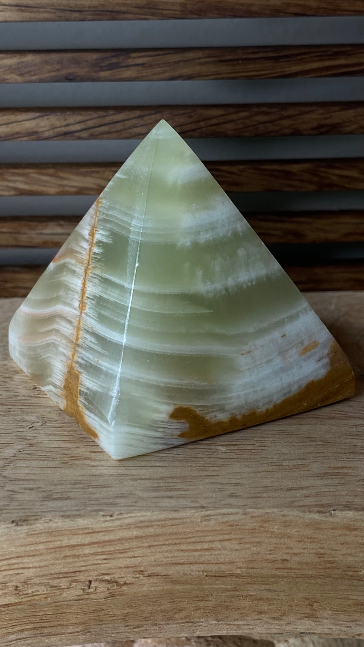 Banded “Onyx” Pyramid