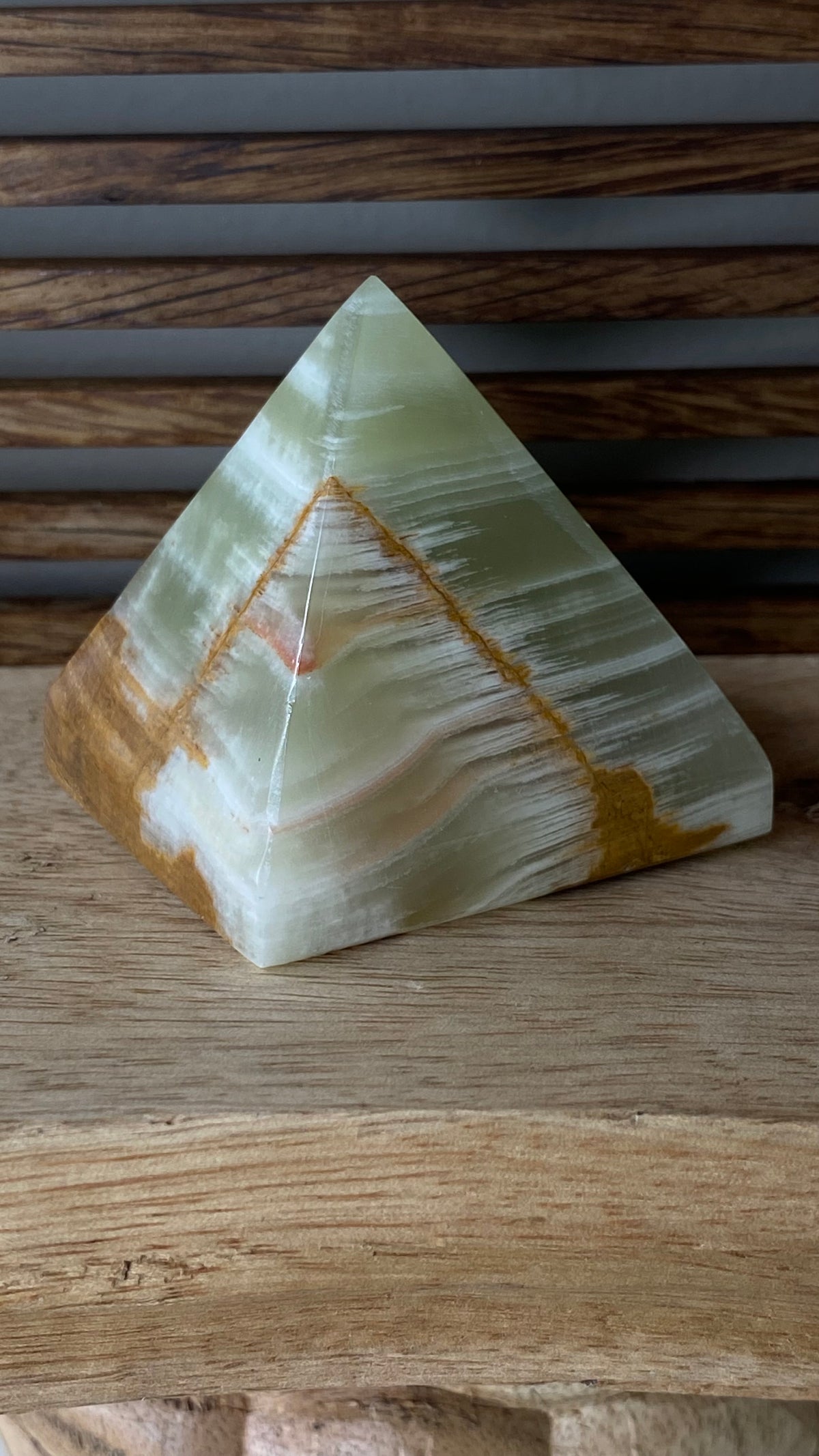 Banded “Onyx” Pyramid