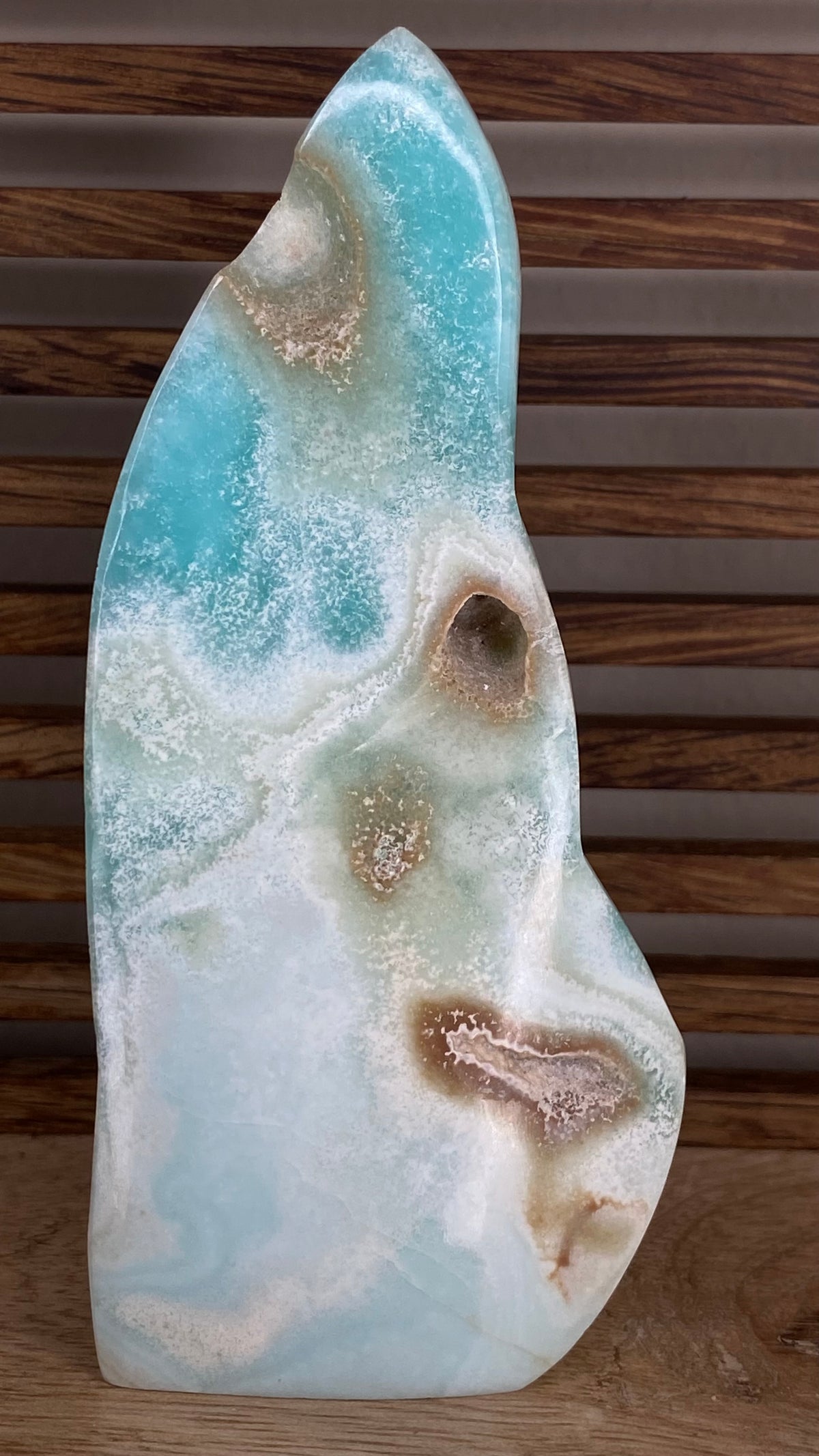 Blue Aragonite Freeform