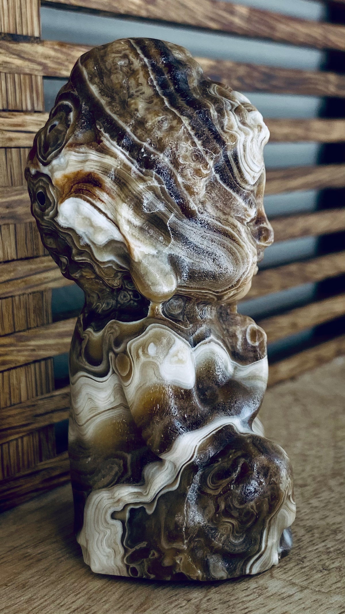 Calcite Buddah Figure