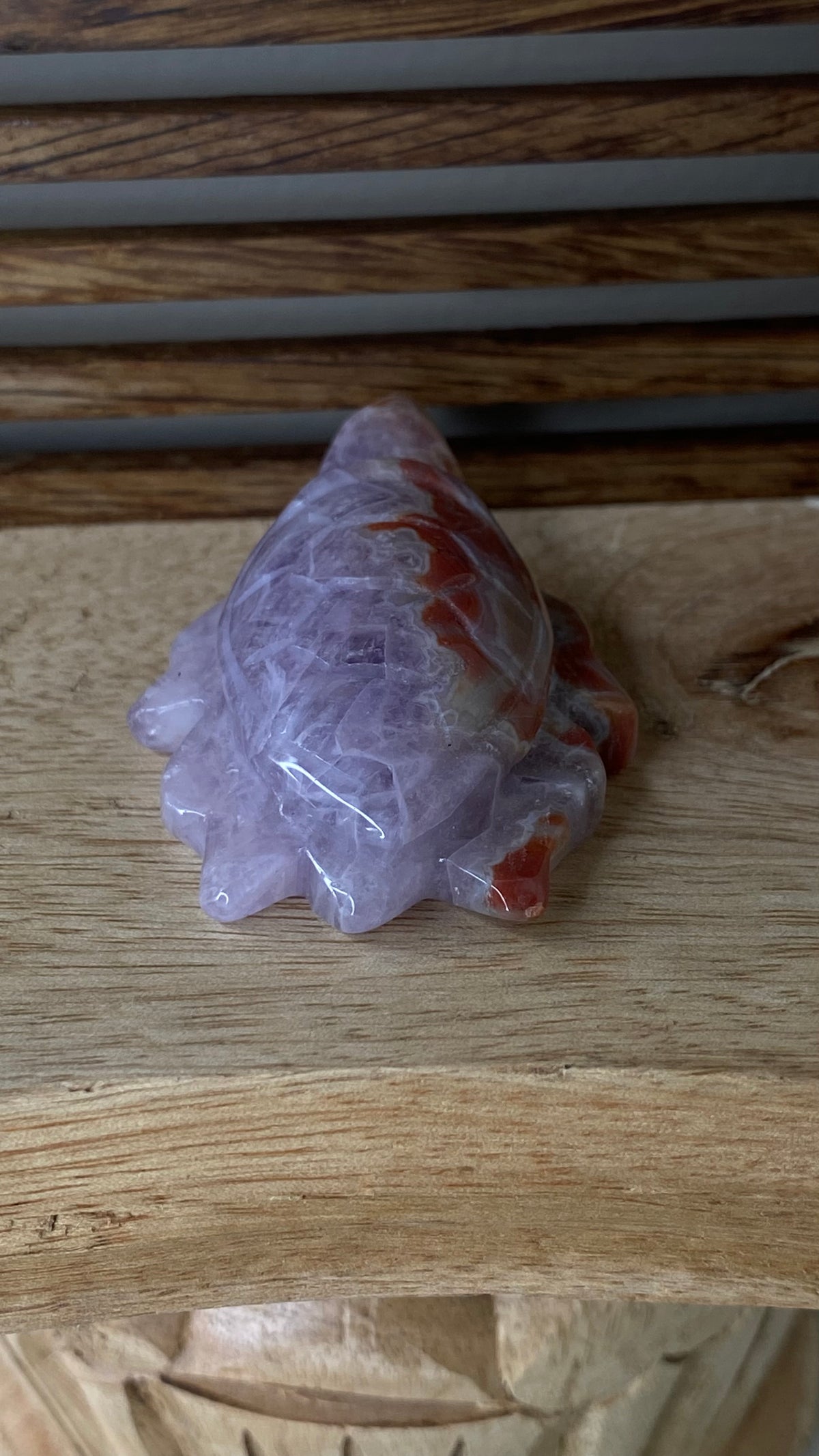 Mexican Amethyst + Agate Turtle