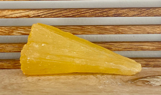 Orange Calcite - Scalenohedral Growth