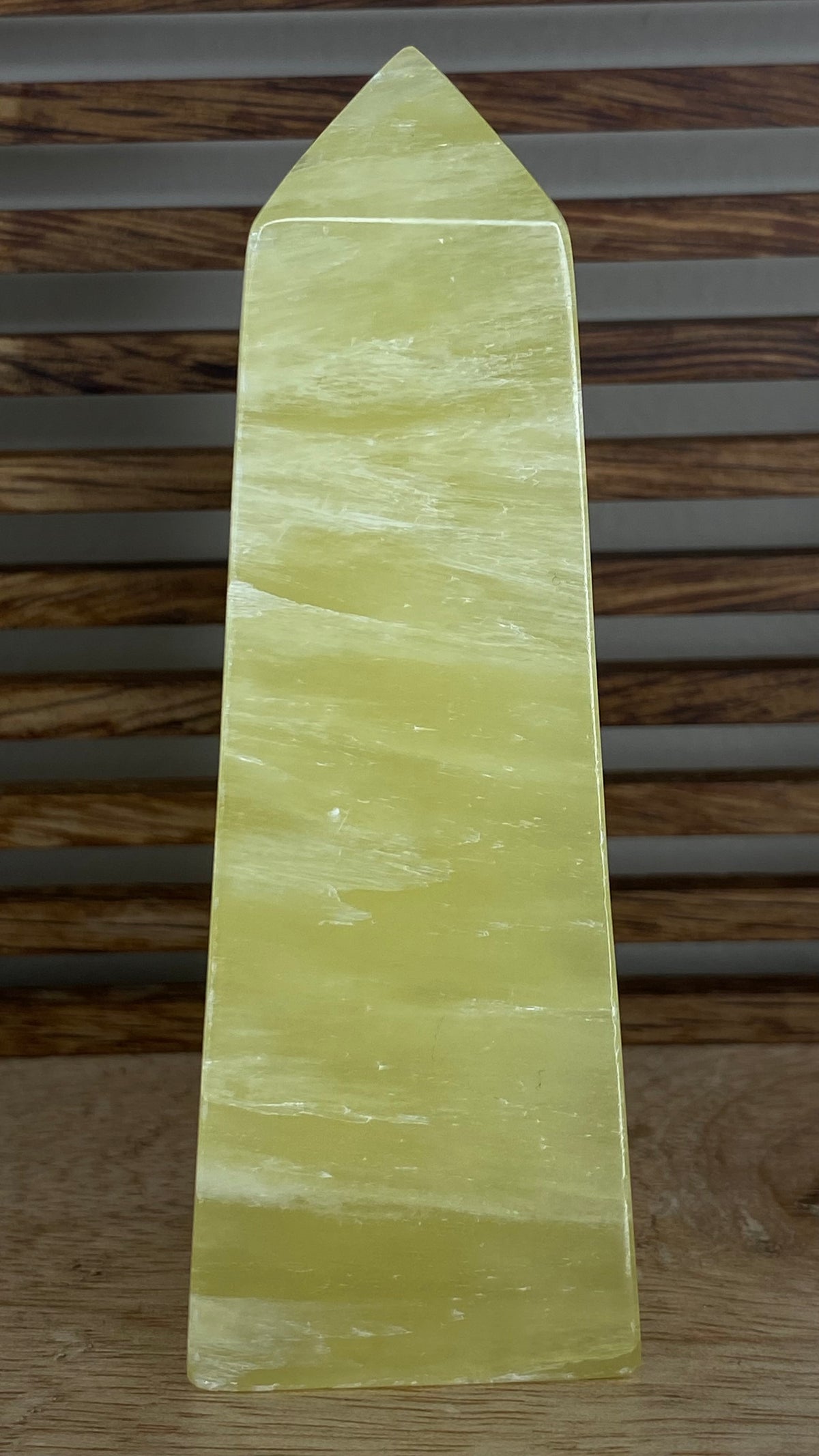 Lemon Calcite Obelisk