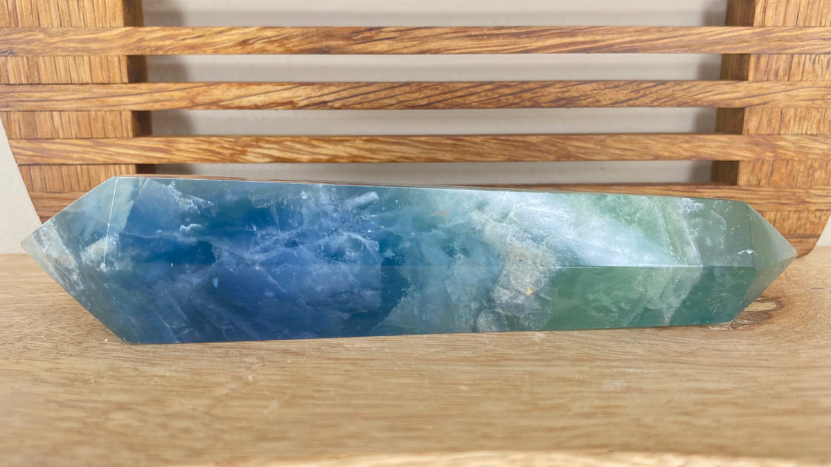 Green-Blue Fluorite DT Wand