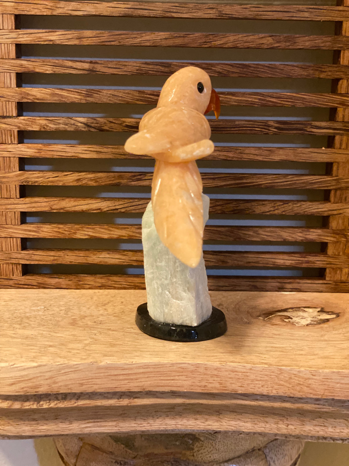 Sweet Orange Calcite Parrot
