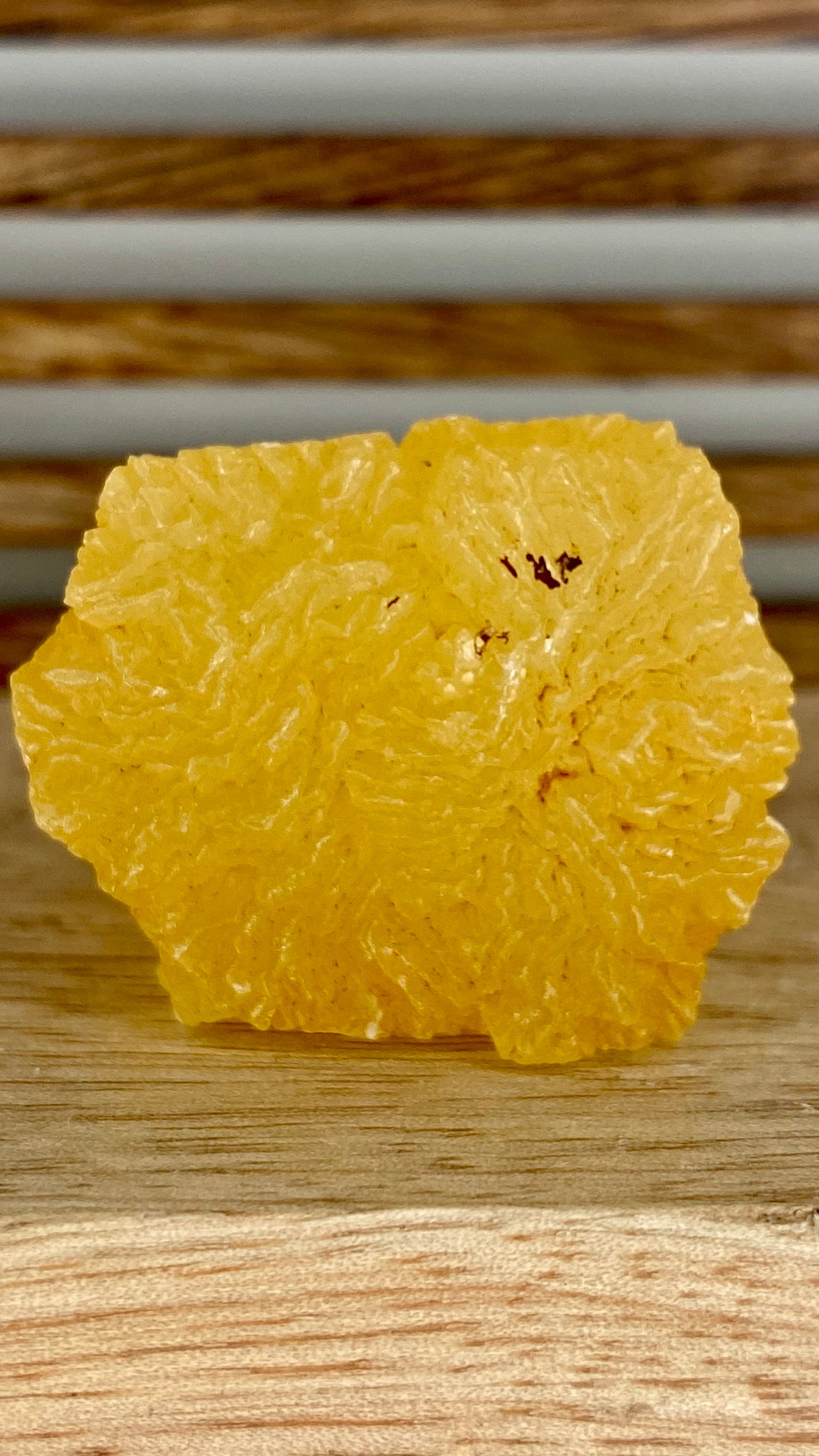 Orange Calcite - Scalenohedral Growth