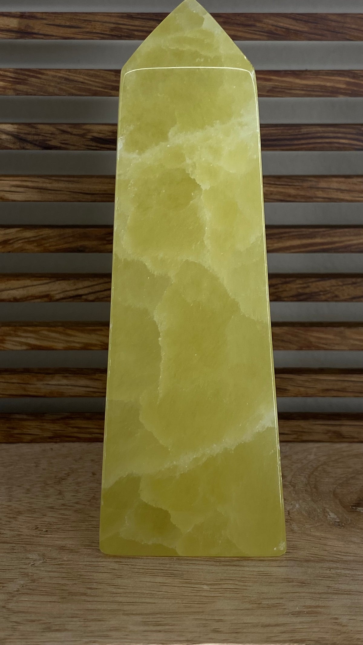 Lemon Calcite Obelisk