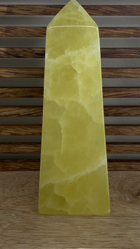 Lemon Calcite Obelisk