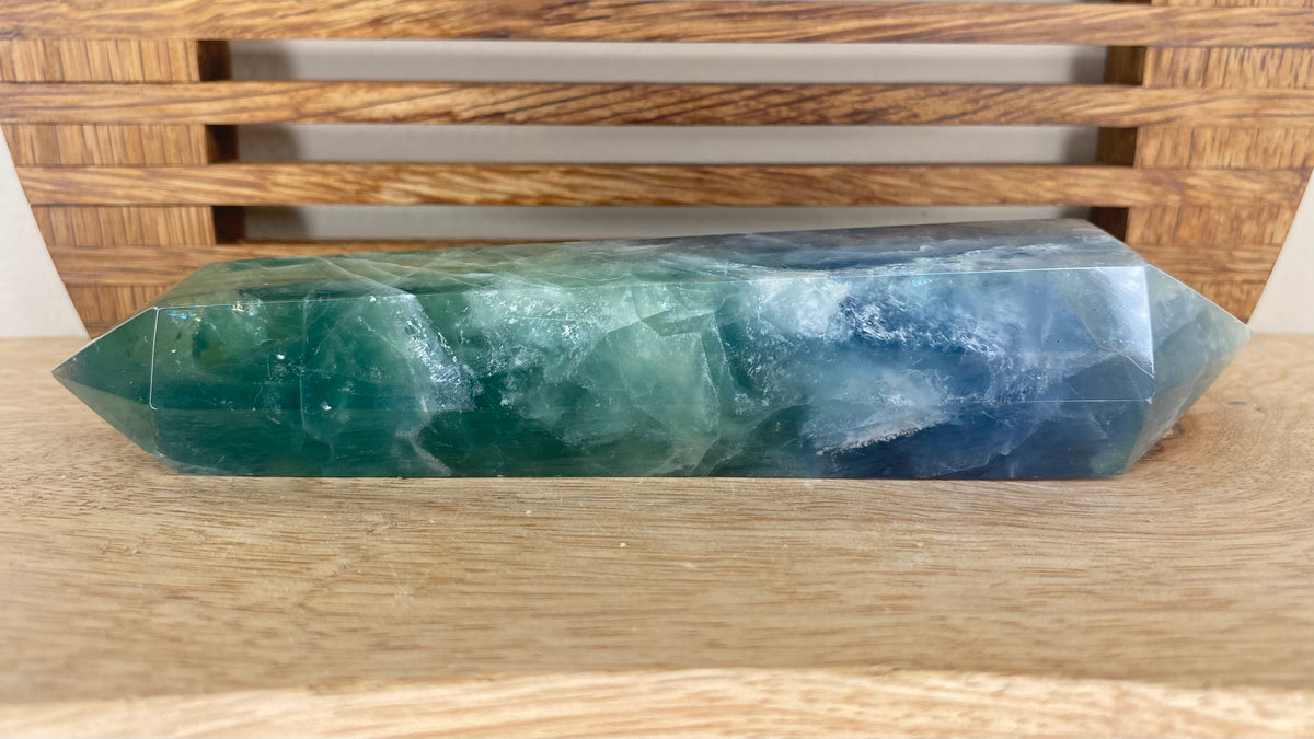 Green-Blue Fluorite DT Wand