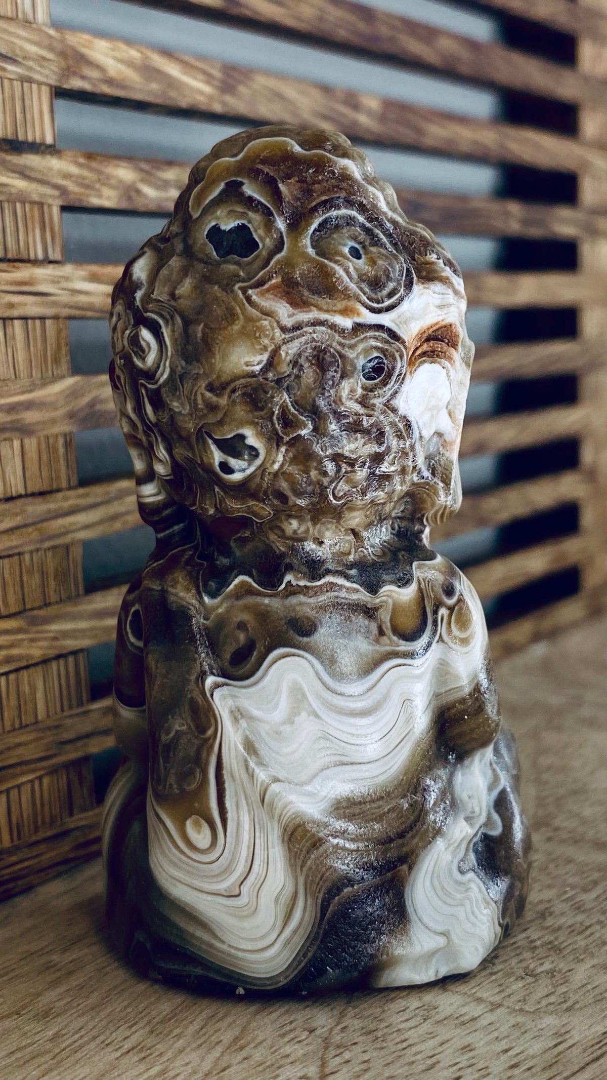 Calcite Buddah Figure