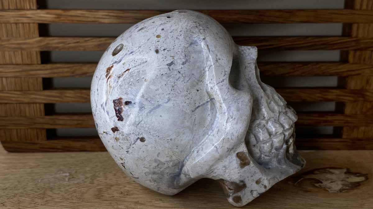 Pink Amethyst Skull