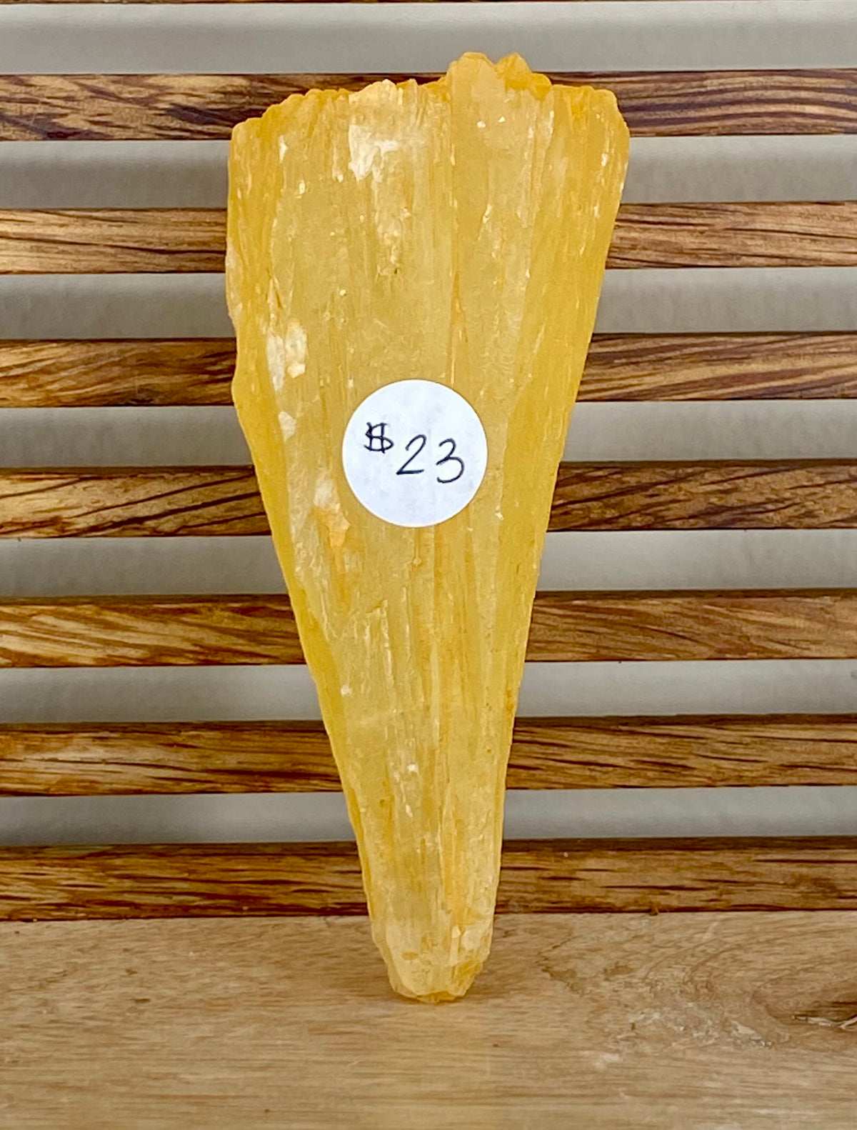 Orange Calcite - Scalenohedral Growth