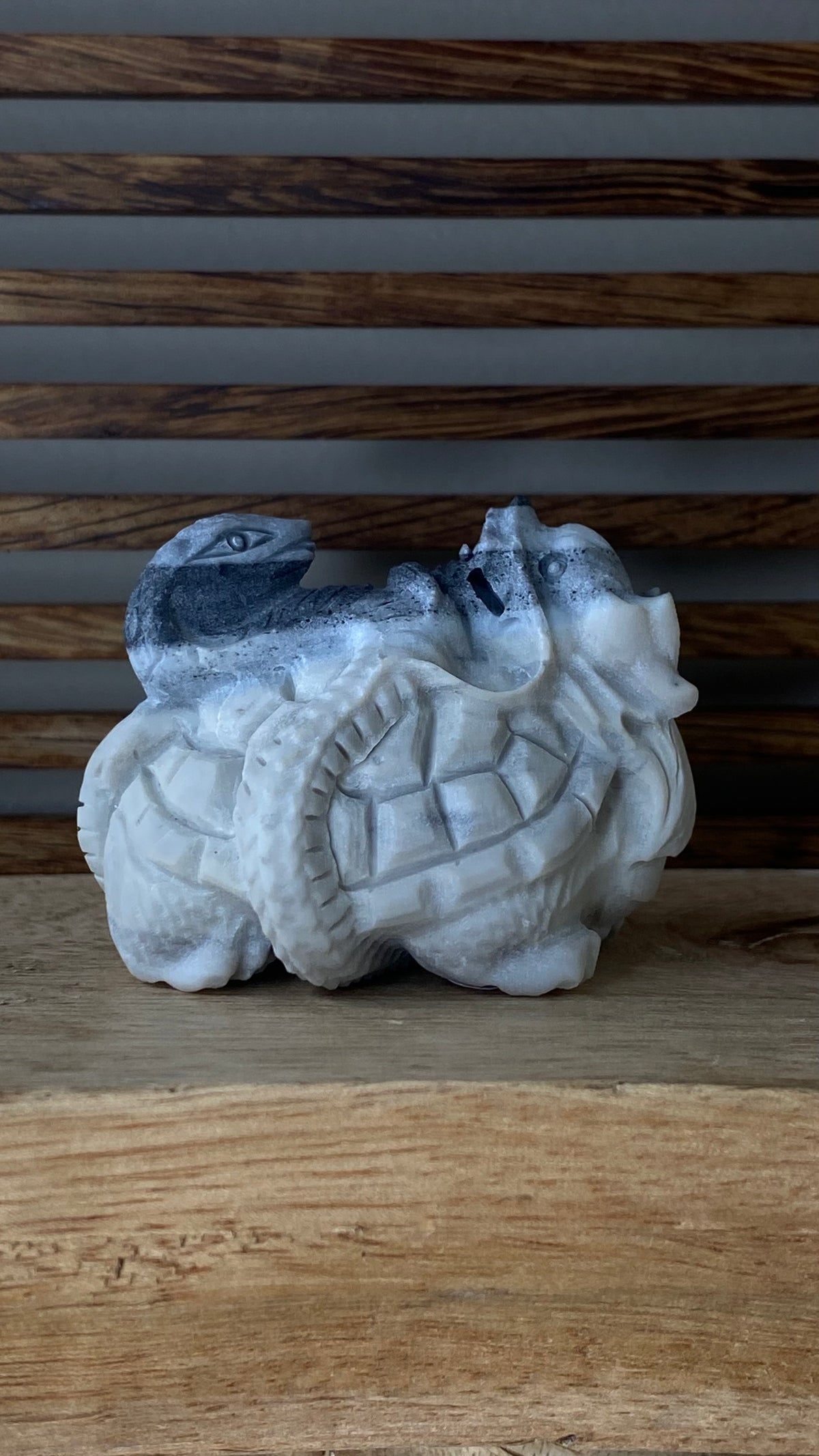 Taiji Jade Dragon Turtle w/Snake