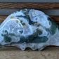 Moss Agate Crescent Moon