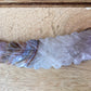 Mexican Amethyst + Agate Feather
