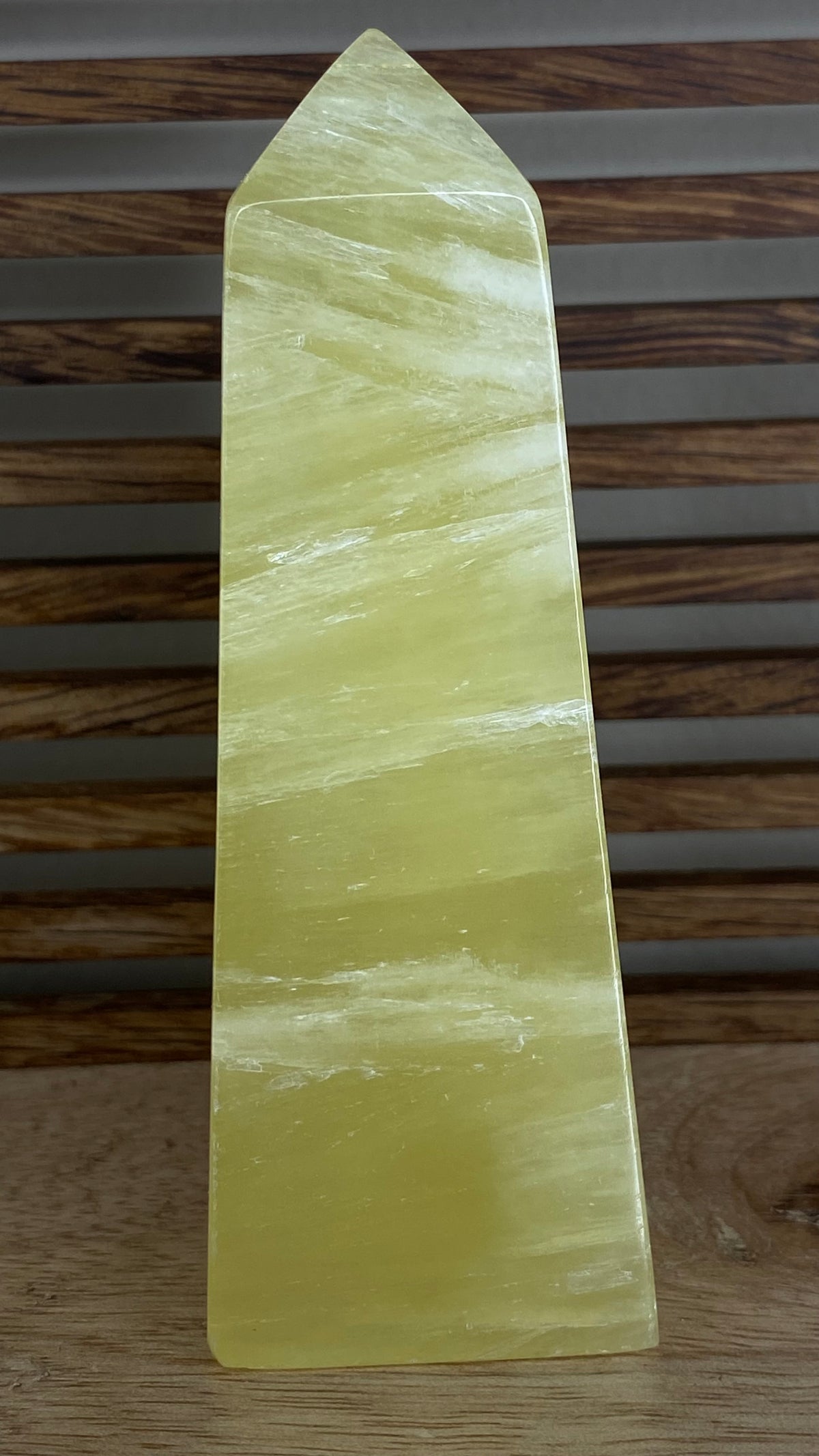 Lemon Calcite Obelisk