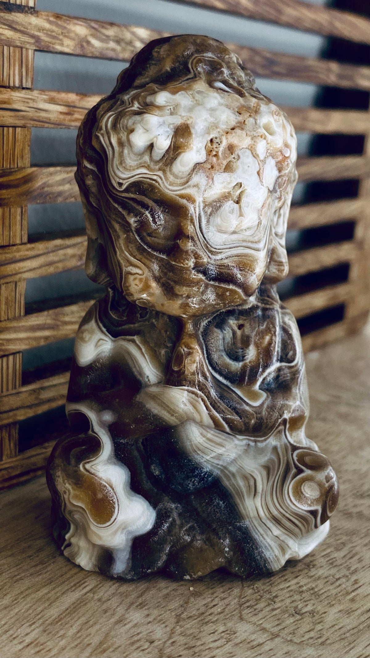 Calcite Buddah Figure