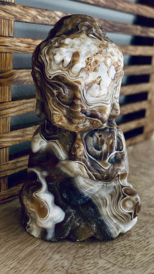 Calcite Buddah Figure