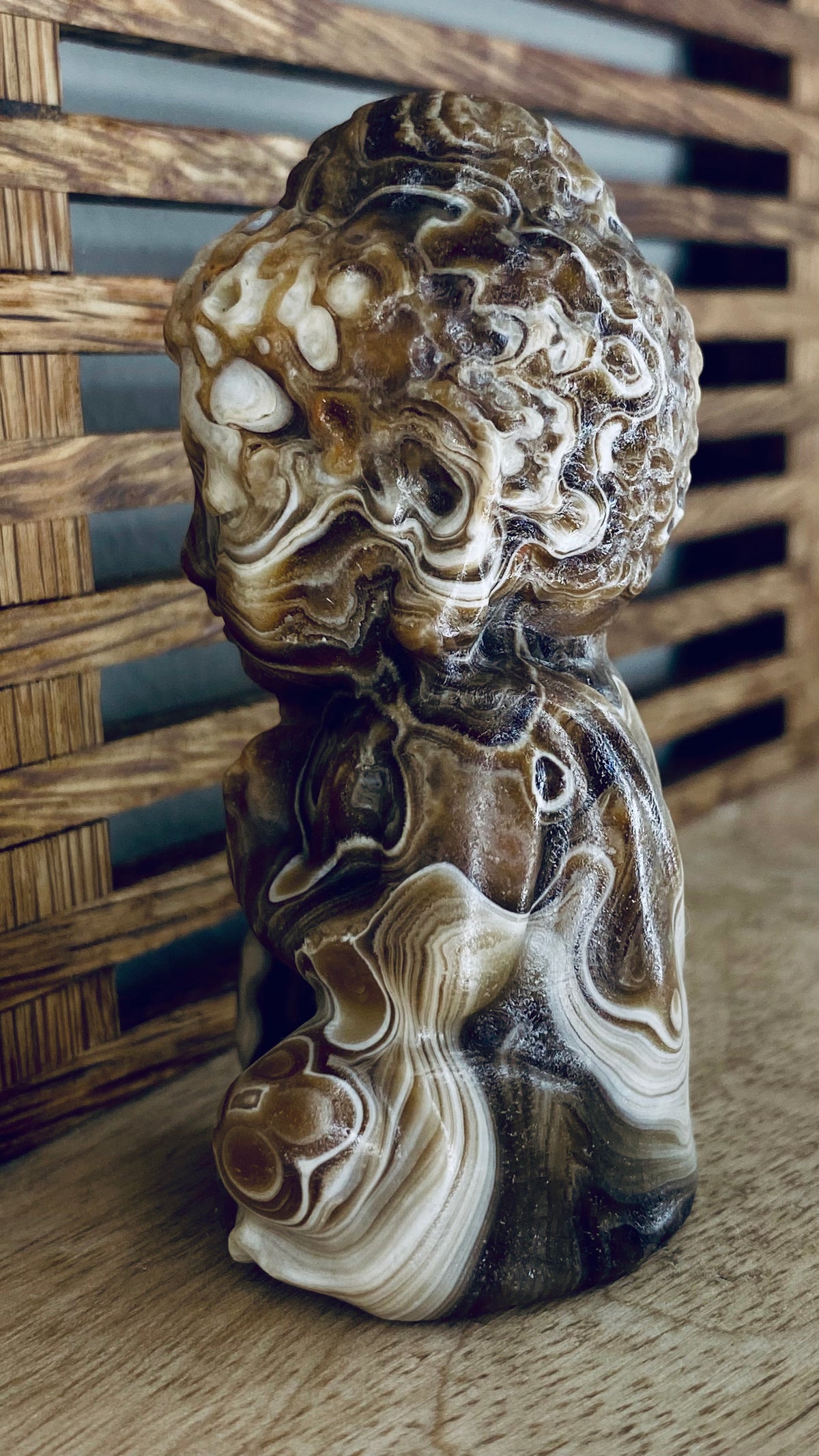 Calcite Buddah Figure