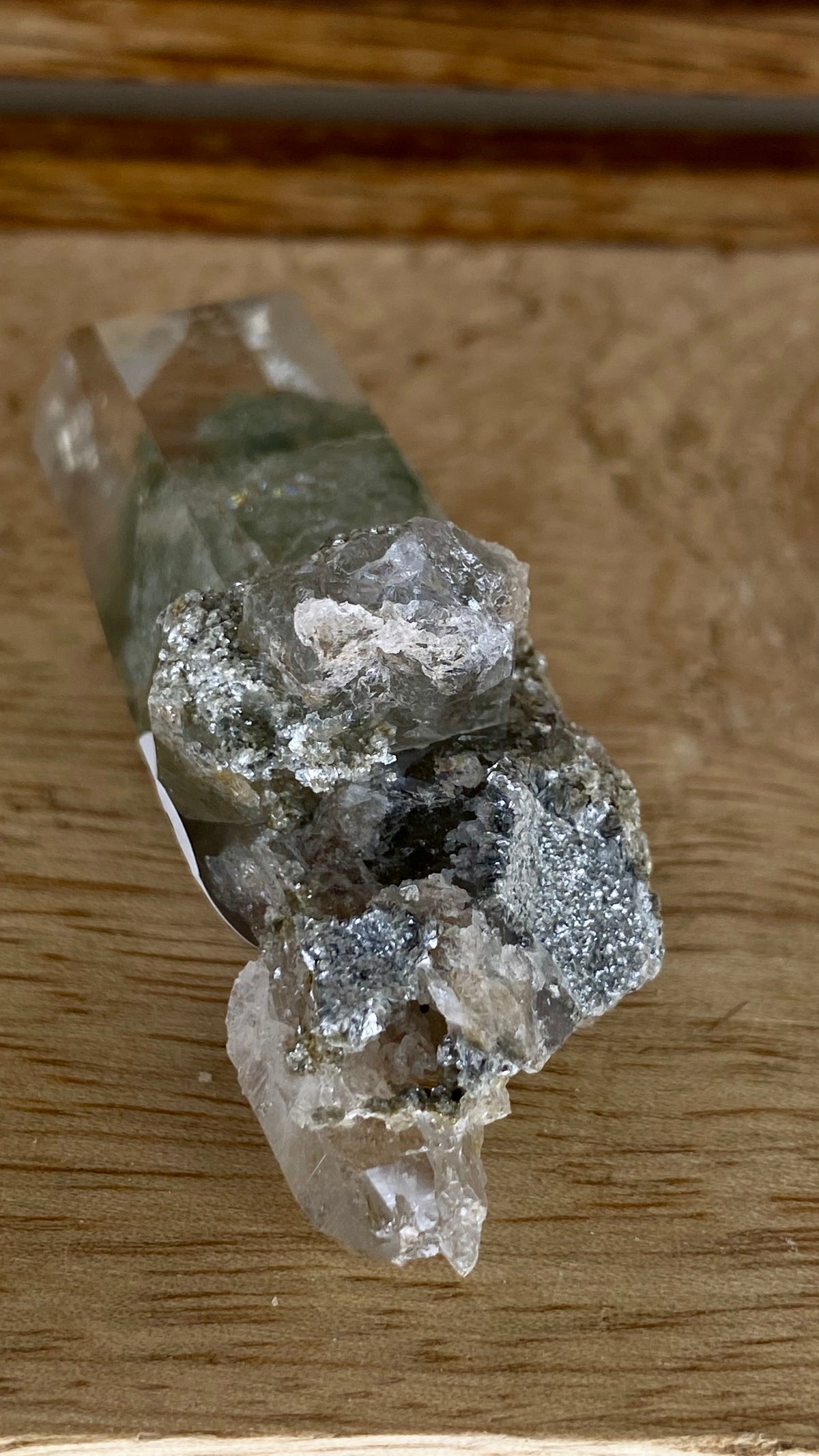 Pakistan Chlorite Phantom Quartz — Natural Green Chlorite Inclusions