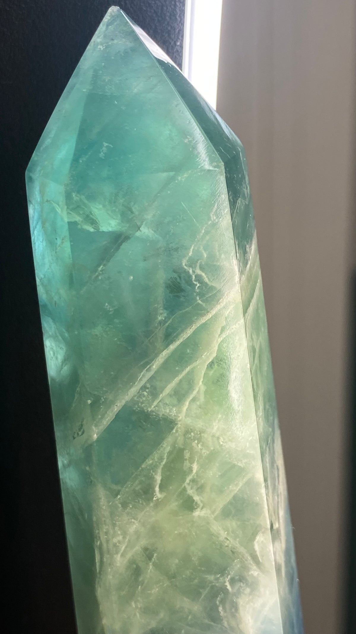 Green-Blue Fluorite DT Wand