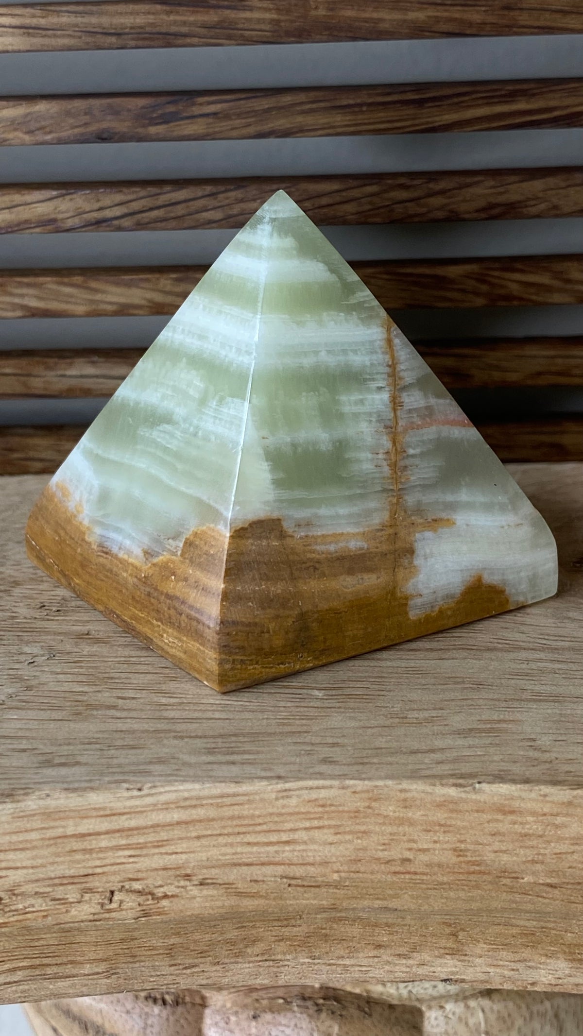 Banded “Onyx” Pyramid