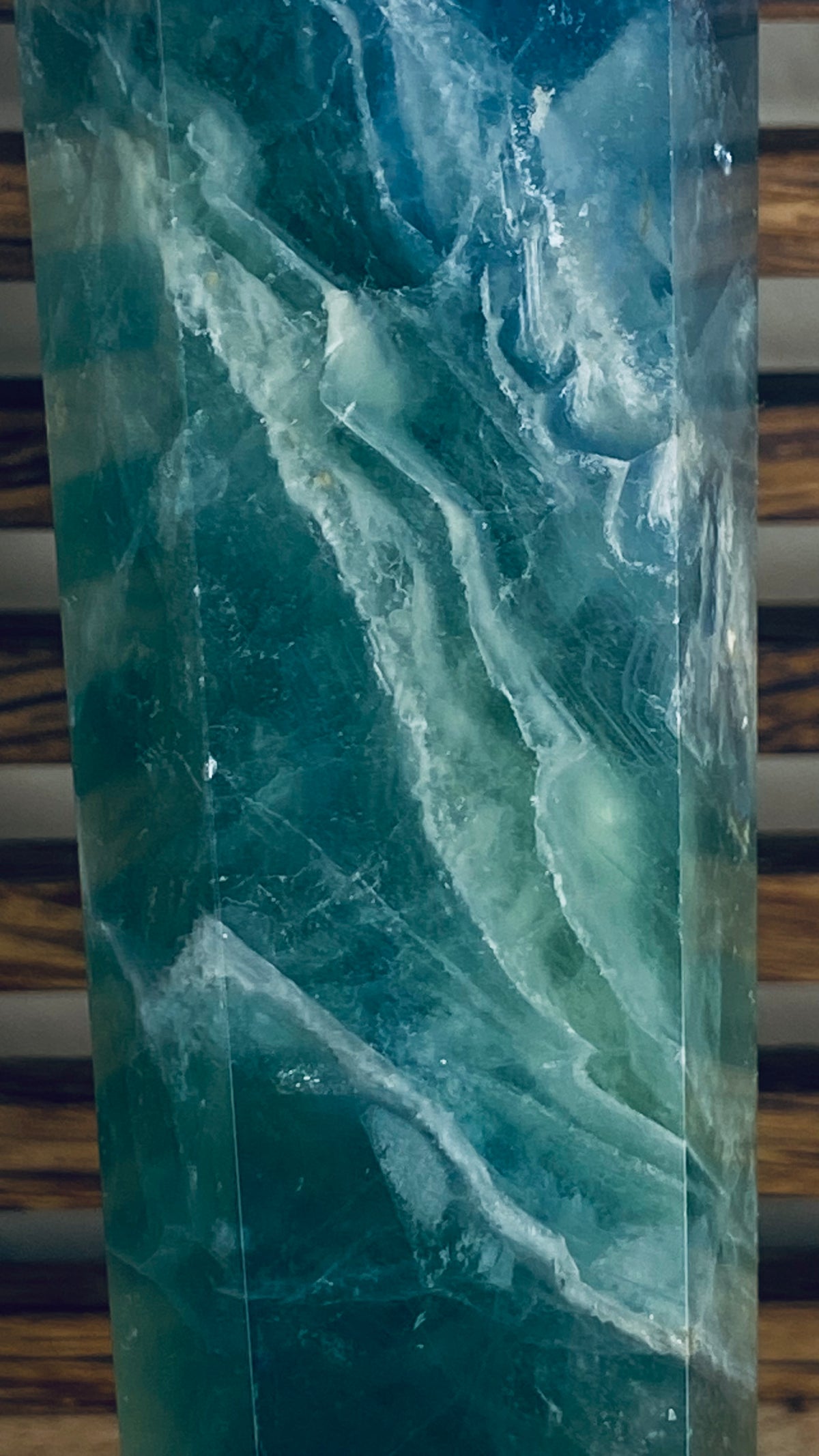 Green-Blue Fluorite DT Wand
