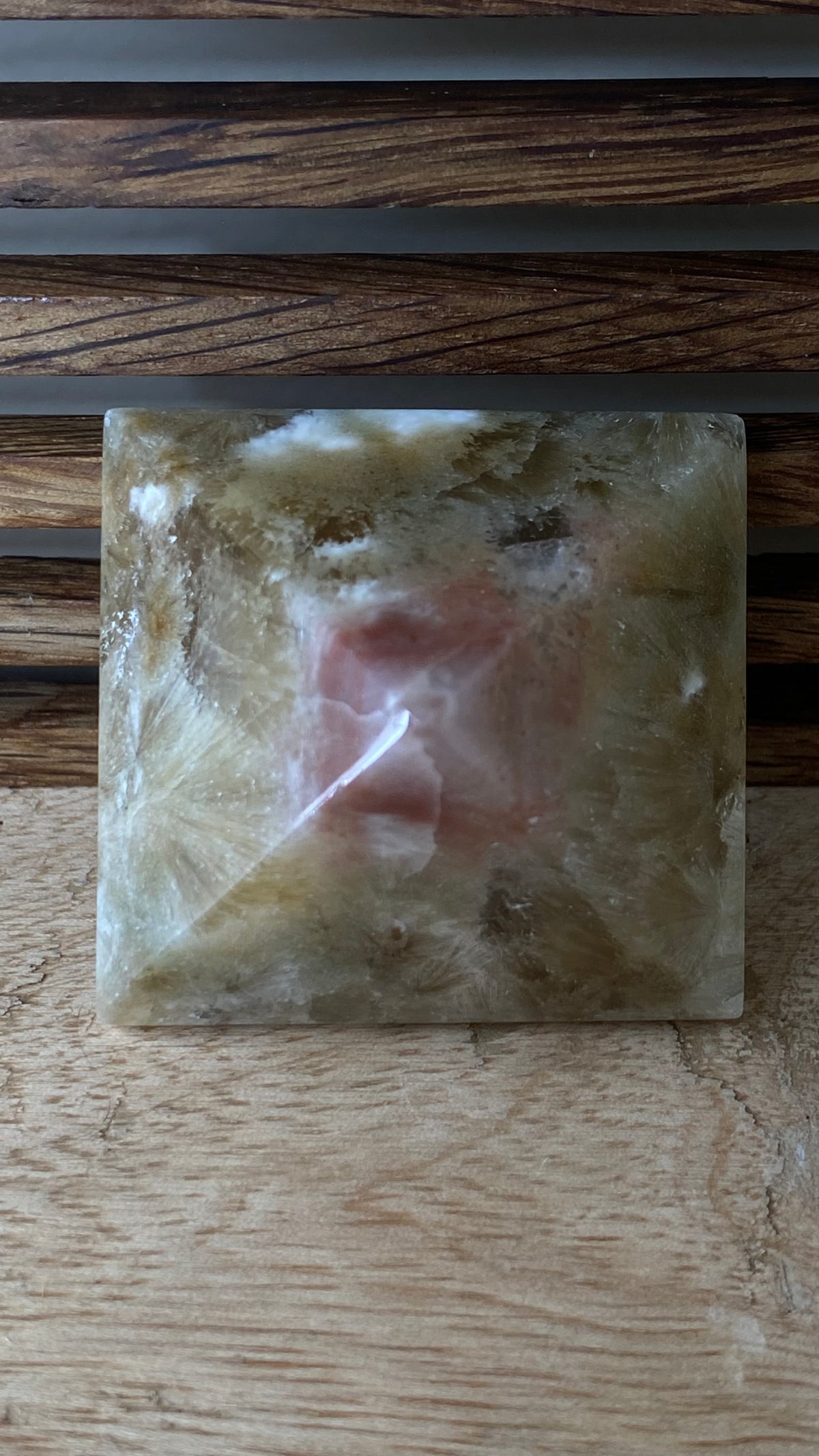Pink Banded “Onyx” Pyramid