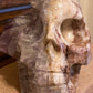 Amethyst Skull w/Feathers