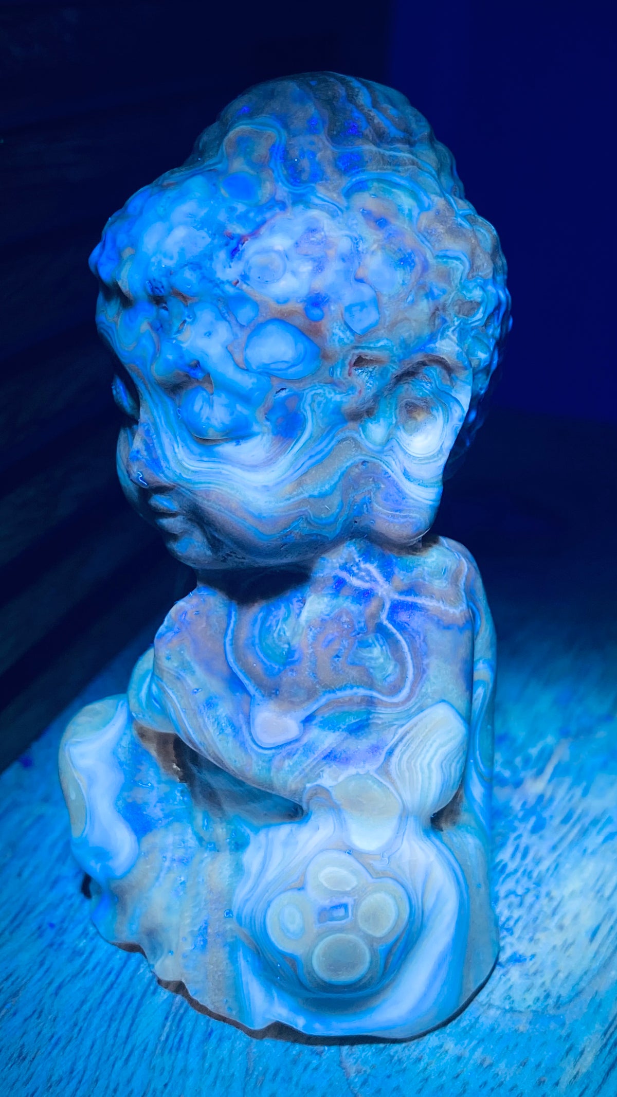 Calcite Buddah Figure