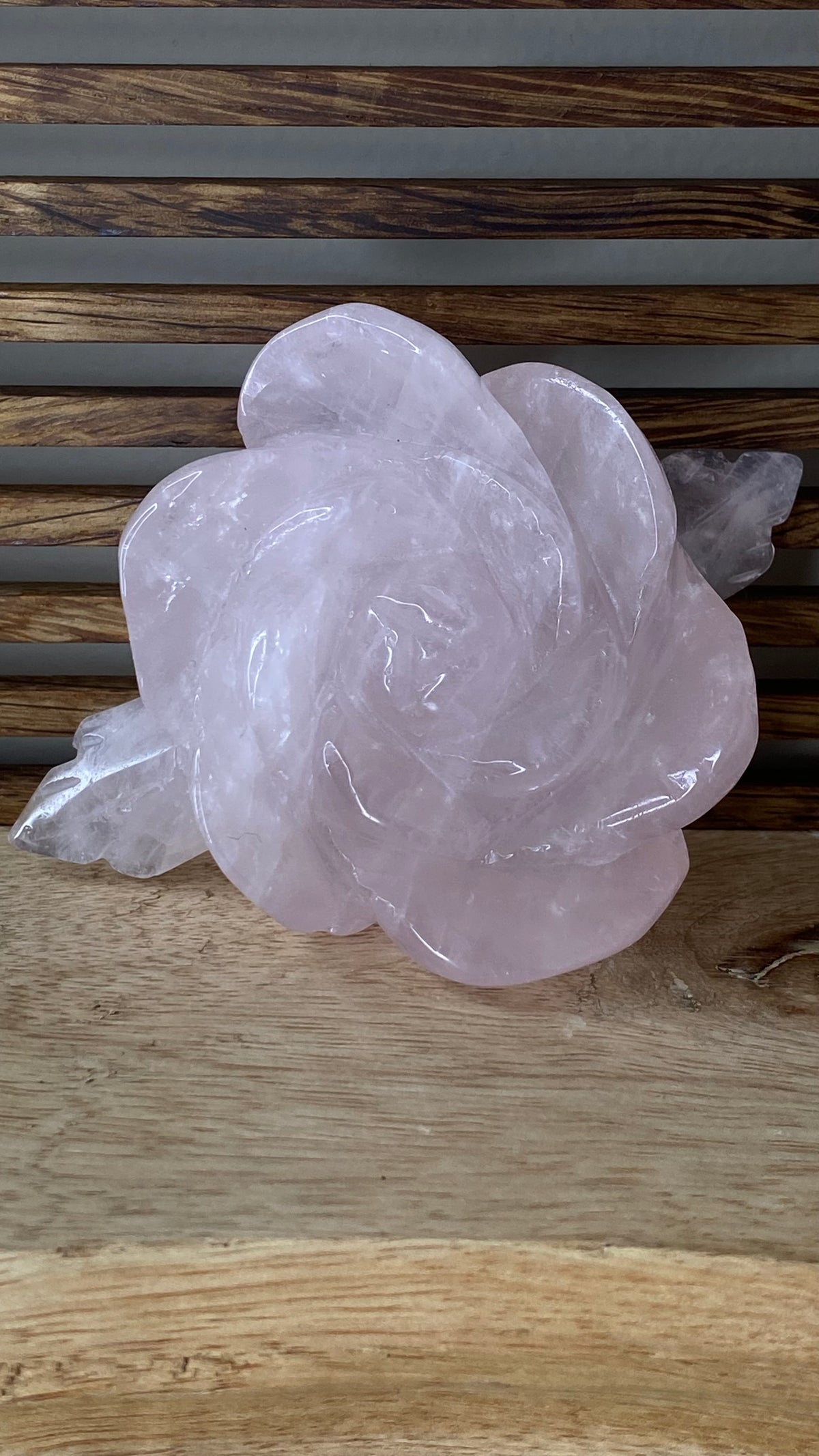 Rose Quartz Flower