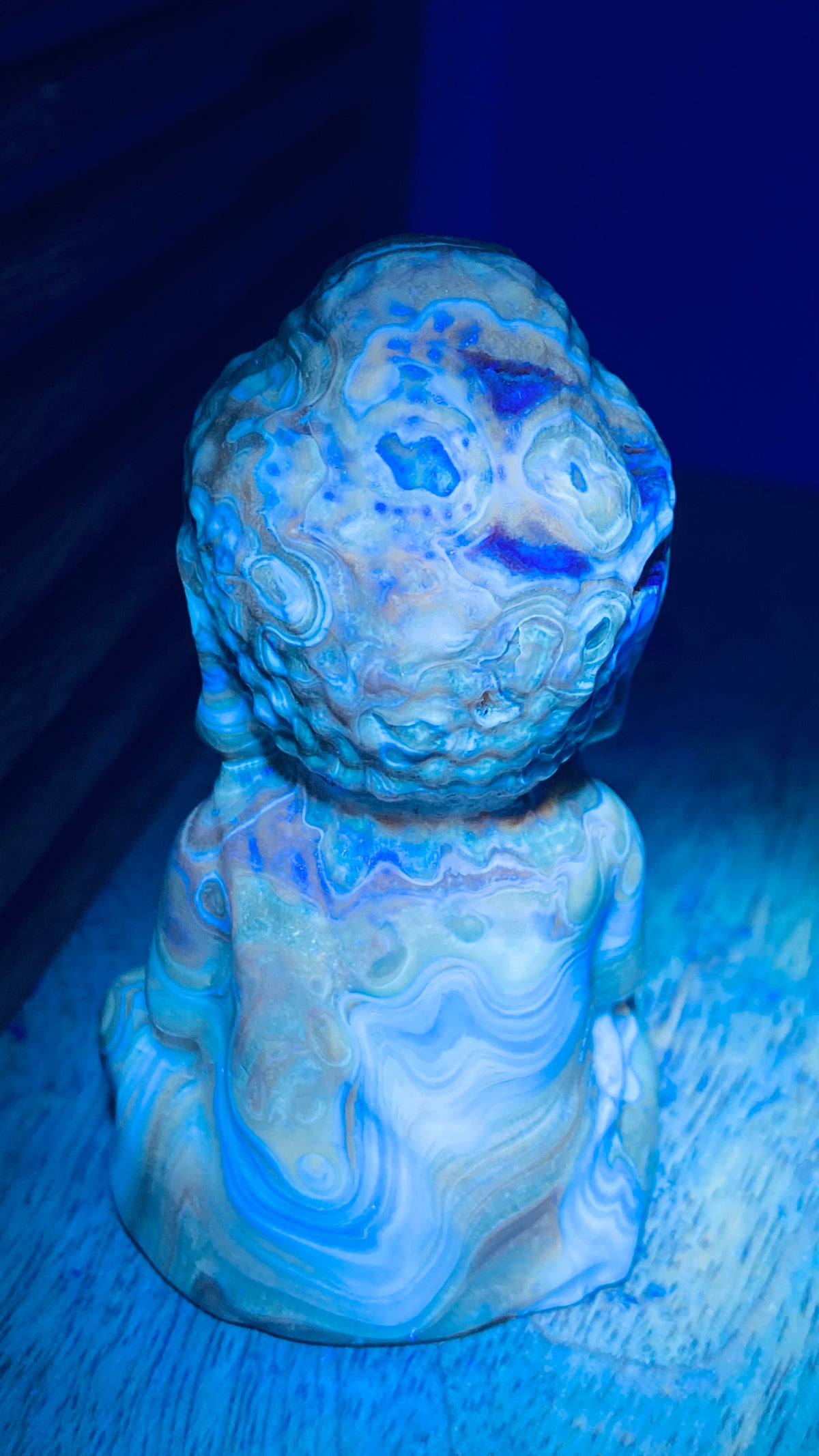 Calcite Buddah Figure