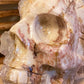 Amethyst Skull w/Feathers