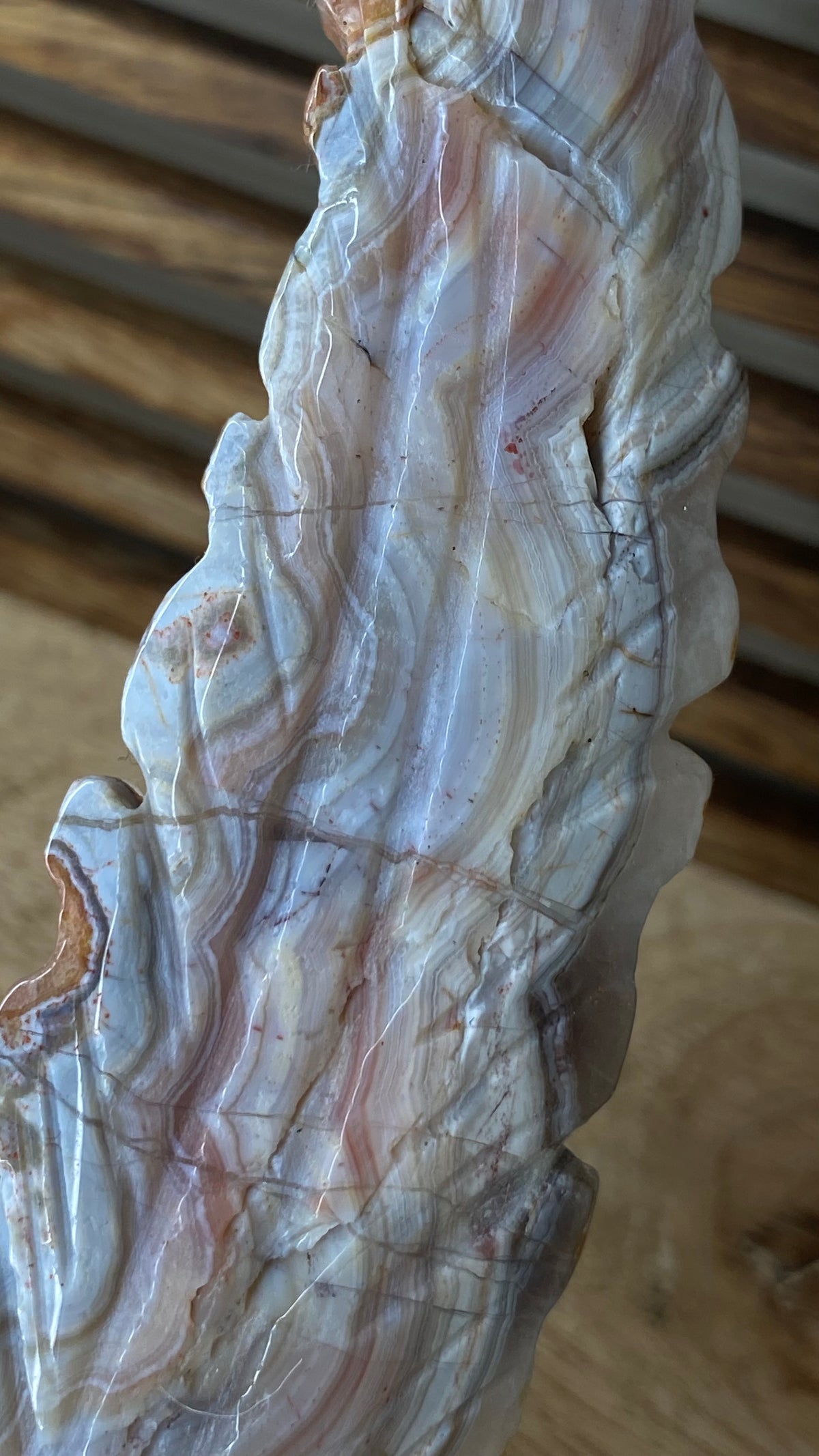 Mexican Amethyst + Agate Feather
