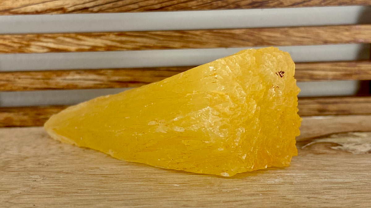 Orange Calcite - Scalenohedral Growth