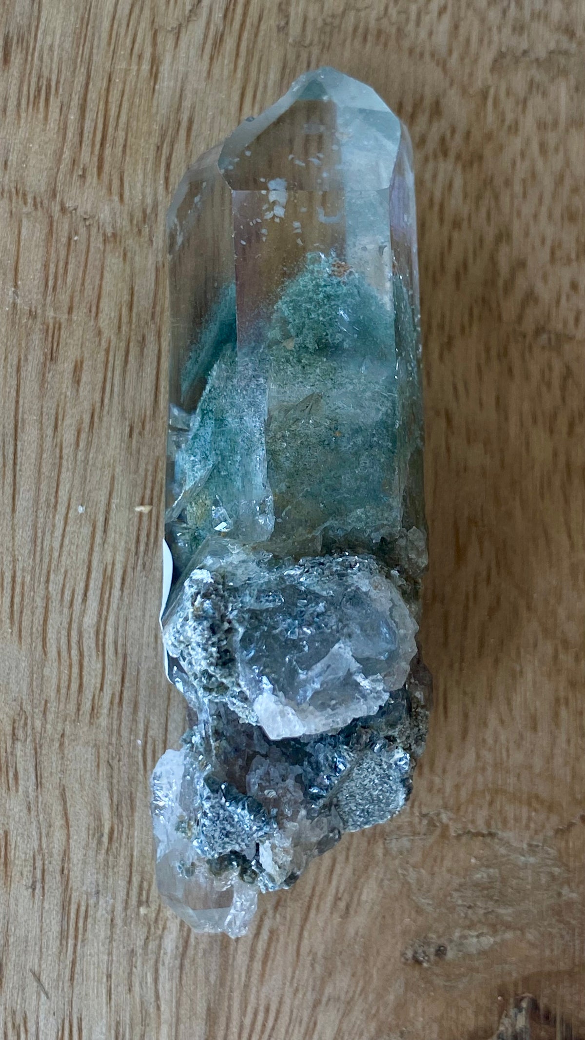 Pakistan Chlorite Phantom Quartz — Natural Green Chlorite Inclusions