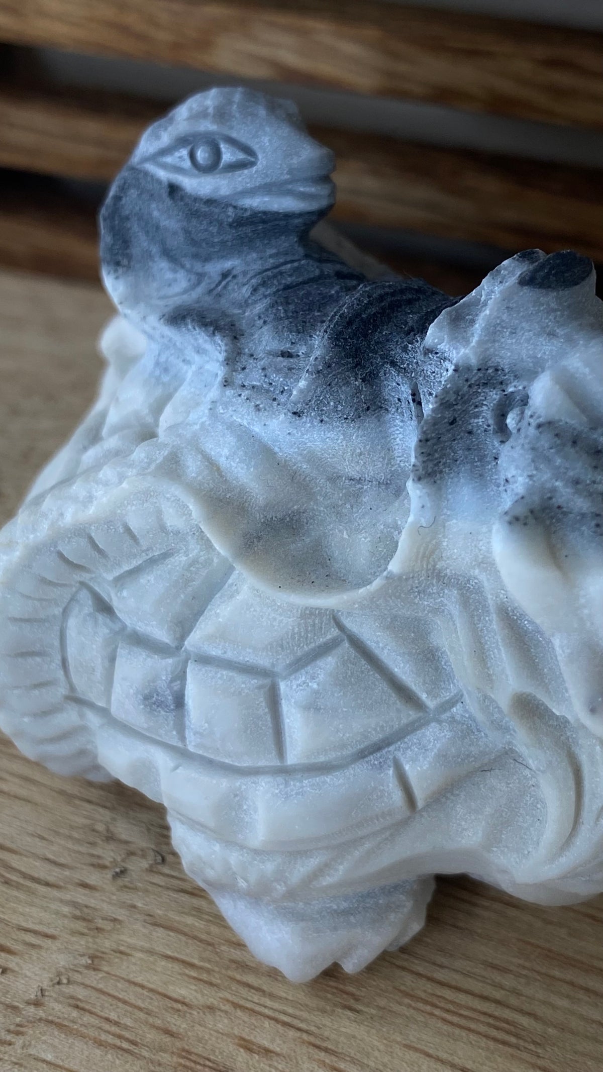 Taiji Jade Dragon Turtle w/Snake