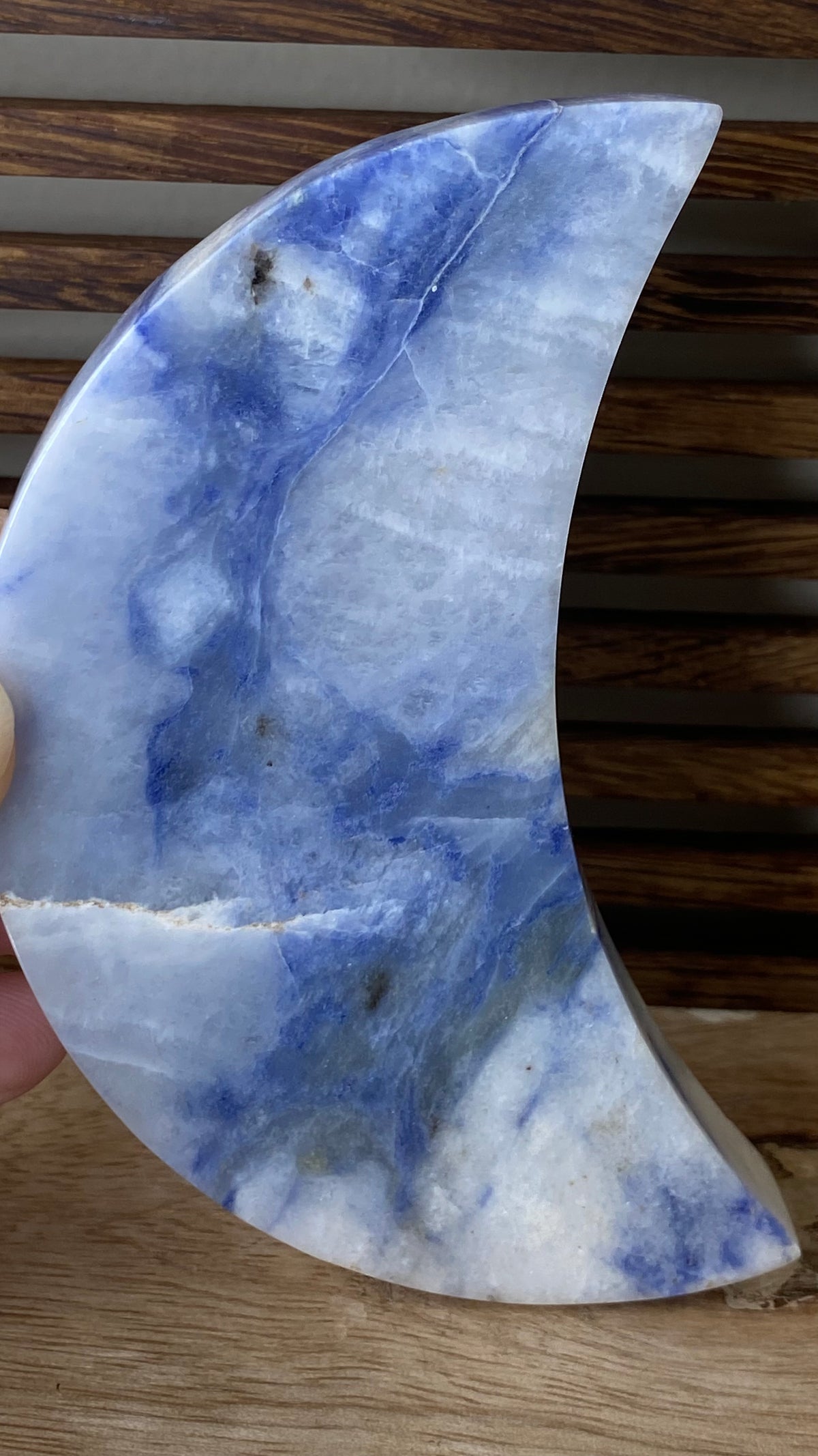 Afghanite Crescent Moon