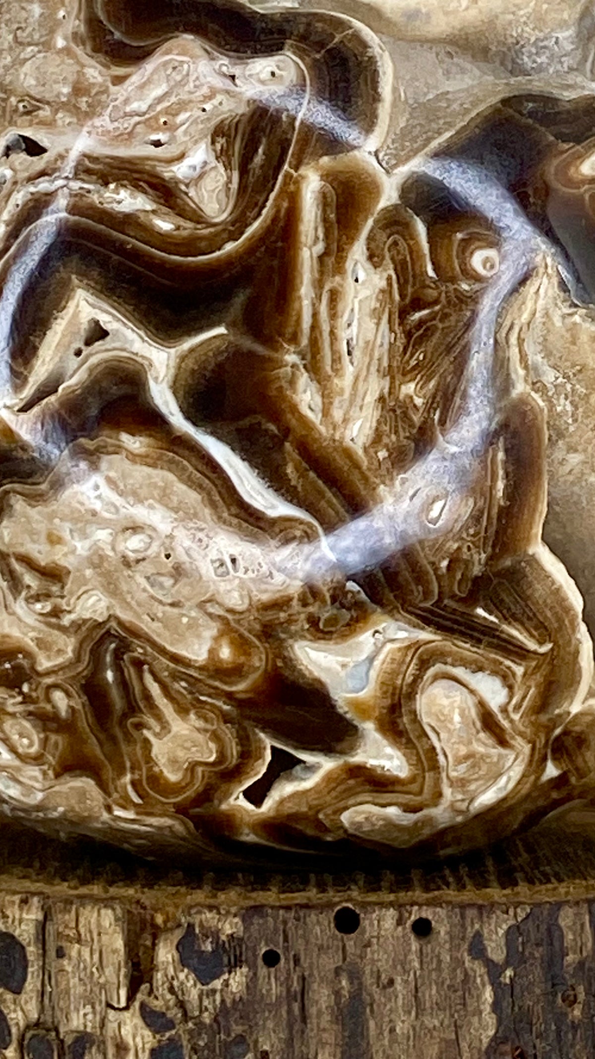 Chocolate Calcite Sphere 83mm/4”diameter