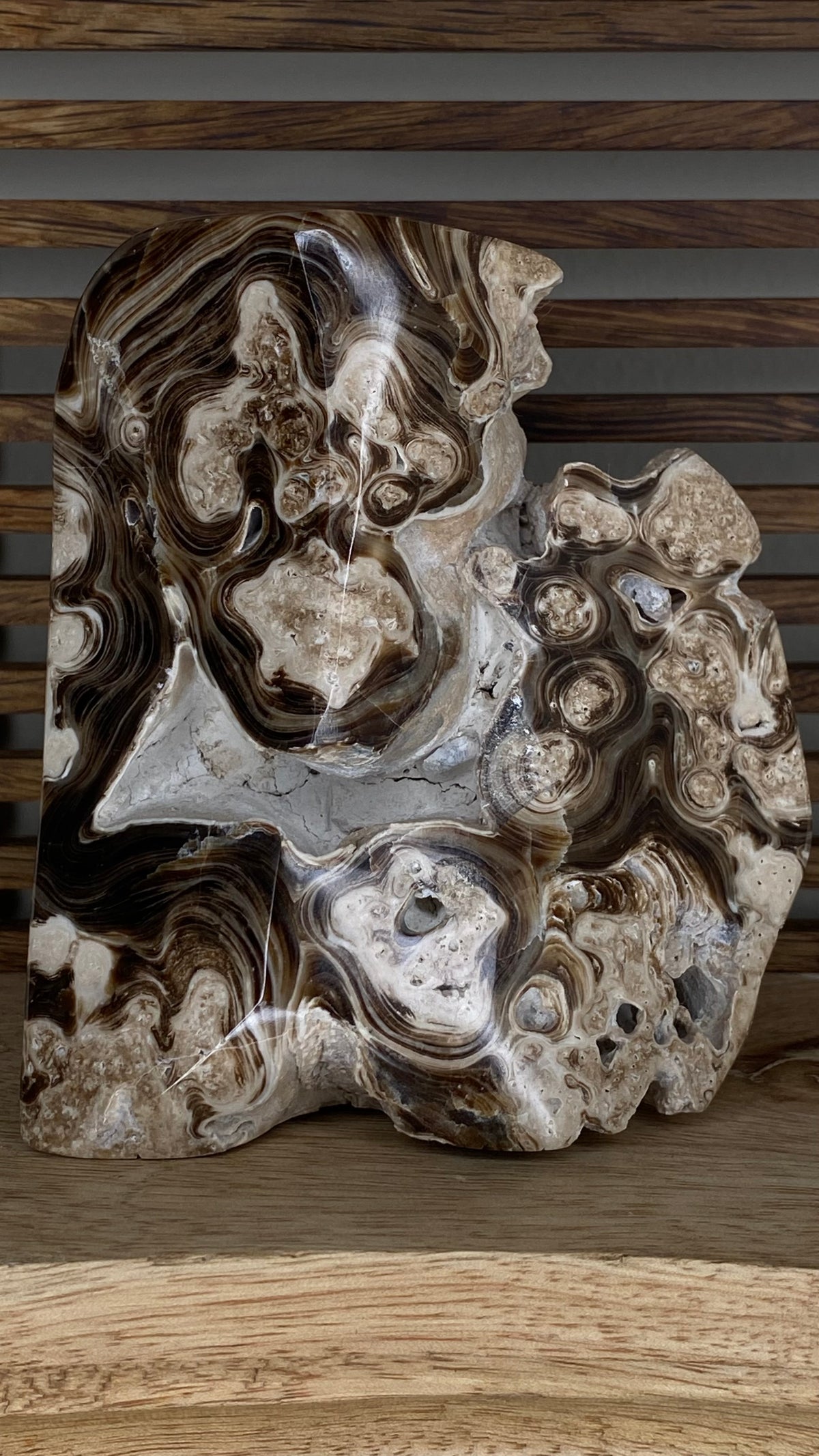 Chocolate Calcite Freeform