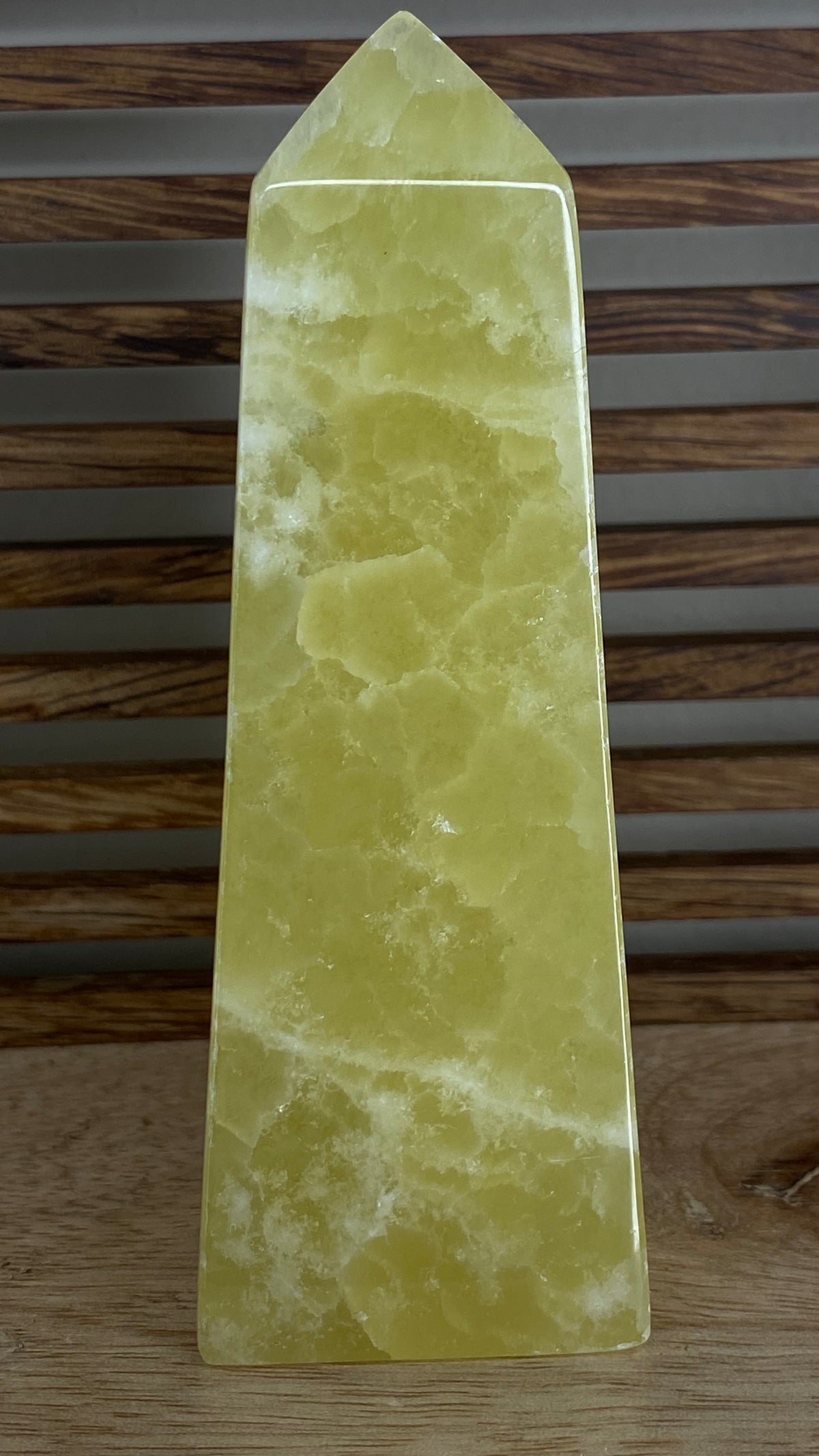Lemon Calcite Obelisk