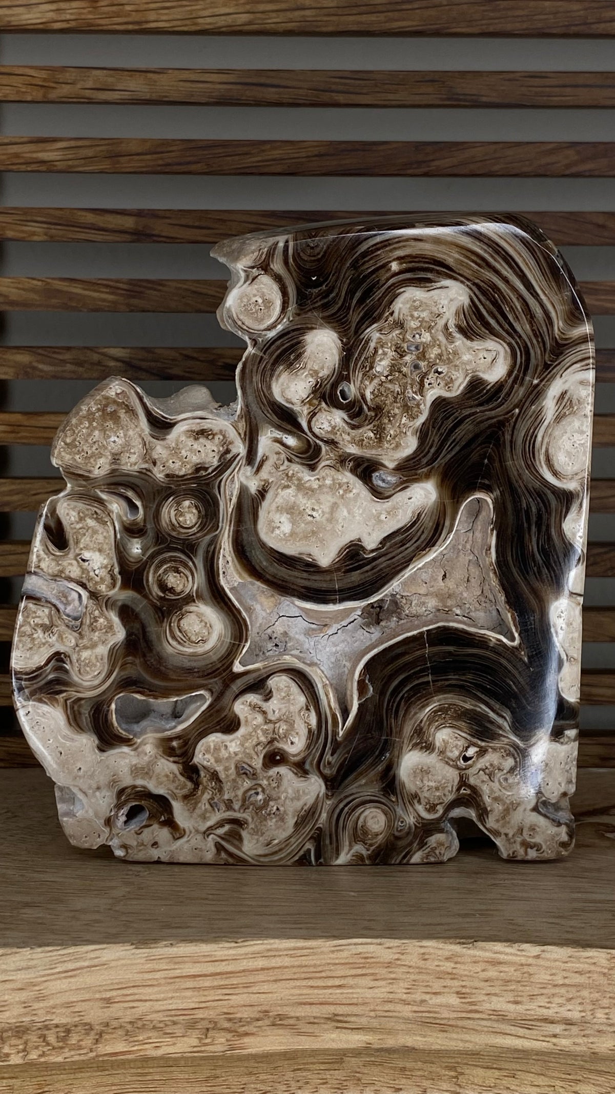 Chocolate Calcite Freeform