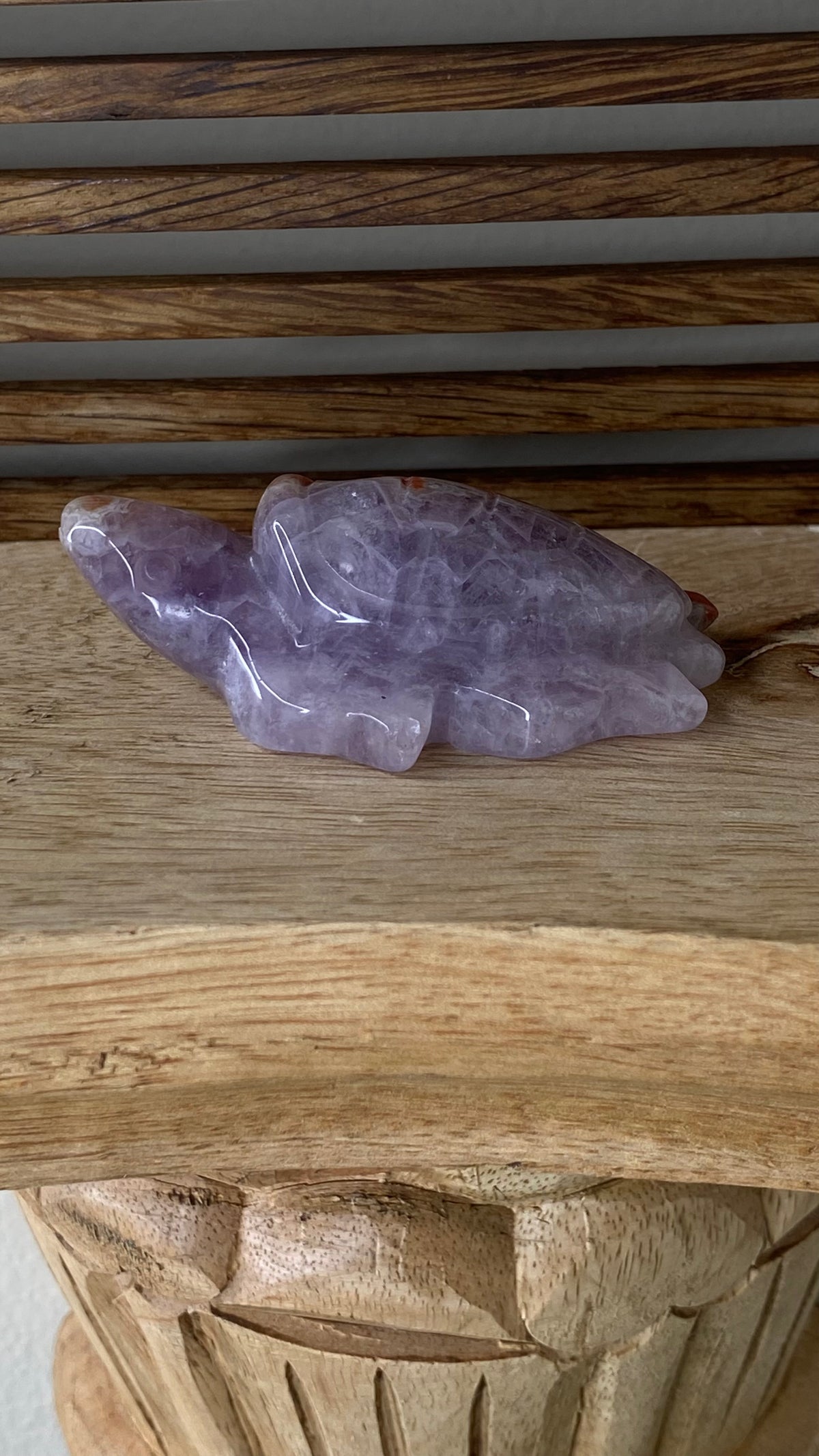 Mexican Amethyst + Agate Turtle